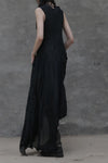 Marc Le Bihan (Black-V Neck Sleeveless Dress) 2132